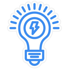 Fototapeta premium Vector Design Lighting Icon Style
