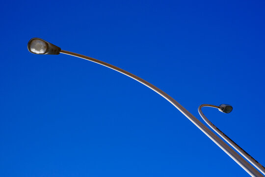 Two streetlights.