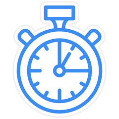 Vector Design Chronometer Icon Style