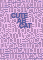 Cute as Cat pattern 