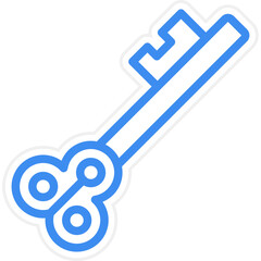 Vector Design Key Icon Style