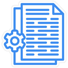 Vector Design Documentation Icon Style