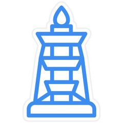 Vector Design Derrick Icon Style