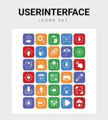 UserInterface related icon set