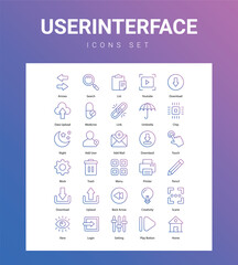 UserInterface related icon set