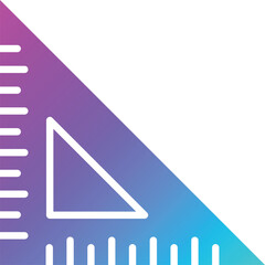 Set square Vector Icon Design Illustration