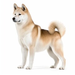 alaskan malamute puppy isolated