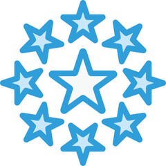 Star Vector Icon Design Illustration