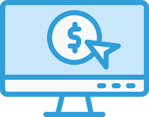 Pay per click Vector Icon Design Illustration