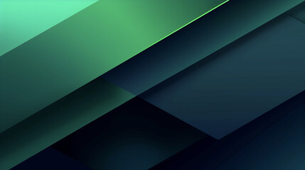 3d green gradient abstract background with lines