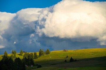 Clouds in the Dolomites