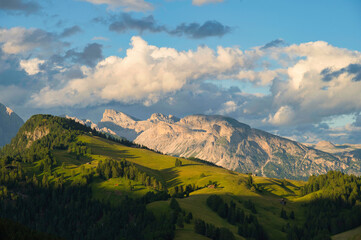Sunset in the Dolomites
