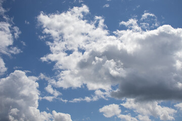 blue sky with clouds