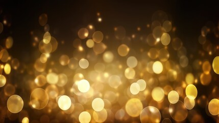 Obraz premium Luxurious gold bokeh background for awards and glamour events. Generative AI