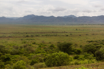 Obraz premium View of Omo valley near Korcho village, Ethiopia