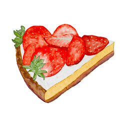 cake painting watercolor