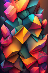 Bright Abstract Background - Absgtract Bright Backdrops Series - Abstract Bright Wallpaper created with Generative AI technology
