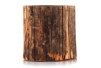 Pruning of a pine log