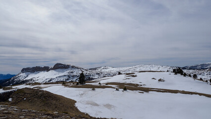 View of the South Vercors highlands, Combeau valley