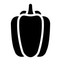 Capsicum glyph icon