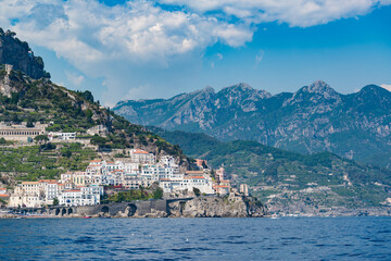 Fototapeta premium La cote amalfitaine en Italie