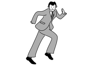 踊るビジネスマン