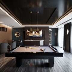 Modern Billiard Room Design Ideas