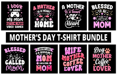 Happy mothers day set, Mothers Day T Shirt bundle, lettering mom tshirt set, Mom tshirt quote collection, Mama tshirt vector, Mothers Day T Shirt Design Idea, mom t shirt print design