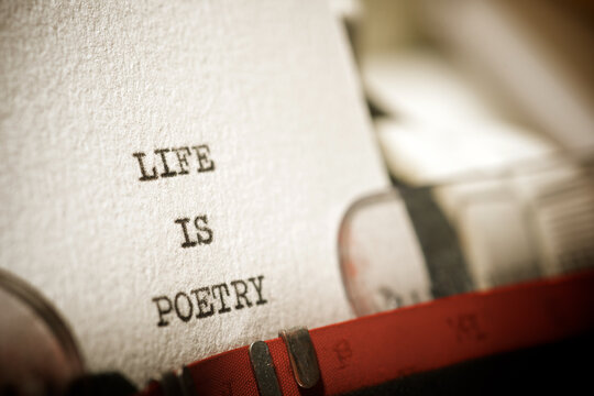 Life is poetry text