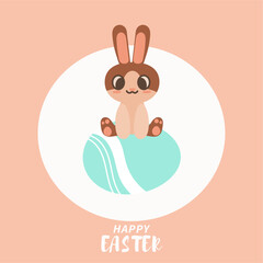 easter bunny card