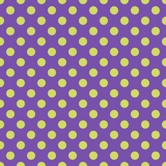 Royal purple & Chinese green polka dot pattern