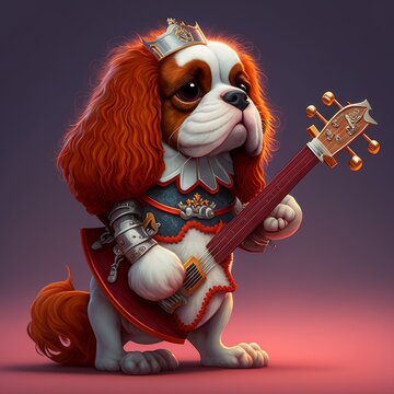 A Dog With A Guitar