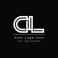 Premium Initial Letter DL logo design