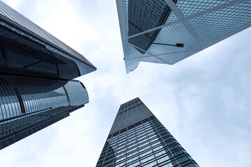 Fototapeta na wymiar Modern buildings in Hong Kong.