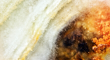 Abstract background of onyx crystals closeup