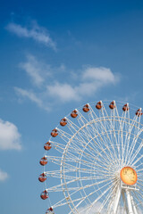 erris Wheel With Blue Sky in Okinawa Japan