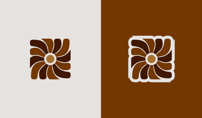 Leaf Flower Tree Logo. Universal creative premium symbol. Vector sign icon logo template. Vector illustration