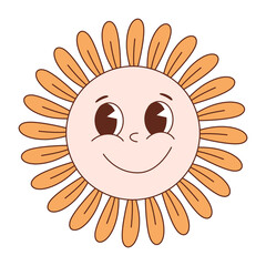 Cute flower power sticker