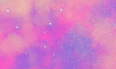 beauty cute pastel watercolor light star sky spring background