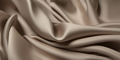Fototapeta na wymiar Natural beige silky material texture