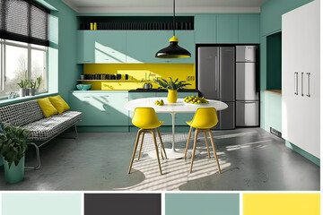 kitchen designs for a modern home, modular kitchen design, Kitchen island designs ,generative artificial intelligence