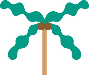 green coconut palm, coconut tree