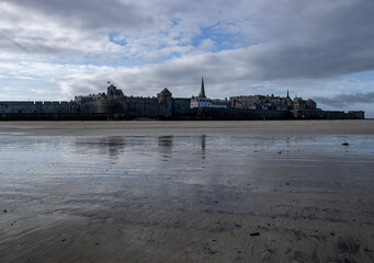 Saint-Malo from the beach