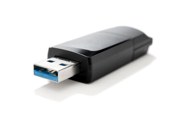 usb flash drive isolated