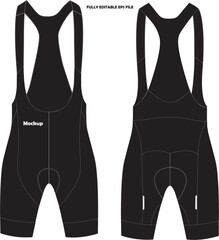 Cycling Bib Shorts Mockup