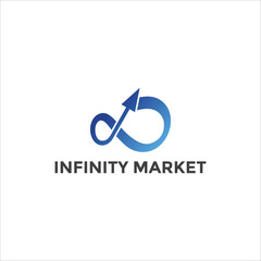 infinity letter 8 logos for a financial company