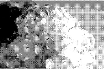 Cross Bitmap Abstract Texture Background: Pixelated Patterns and Shapes in High Resolution for Digital Design and Web Projects