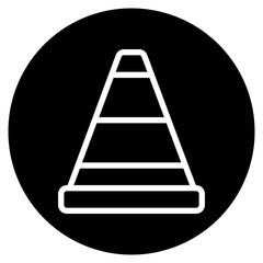 cone glyph icon