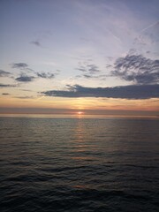 beatiful sunset over the sea, with nice colours