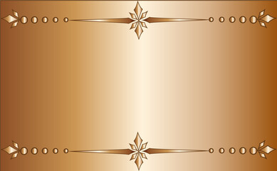 golden christmas background with ribbon